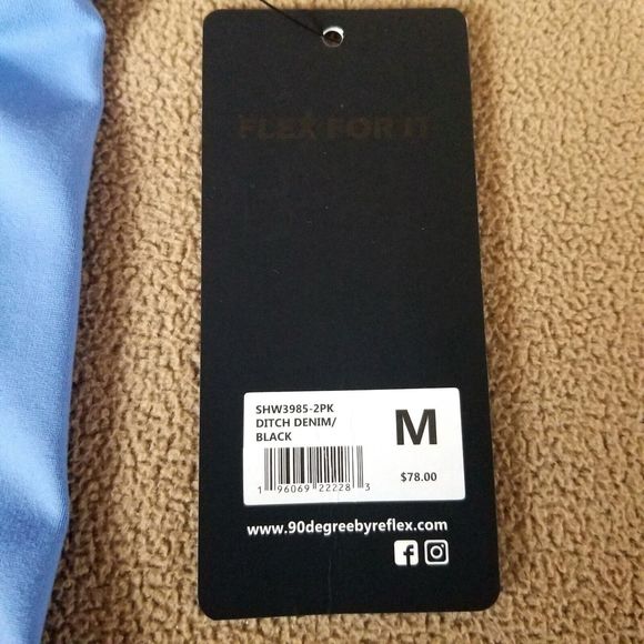 90 Degree By Réflex 6" Training Shorts Medium 144527 Women's - Picture 3 of 10